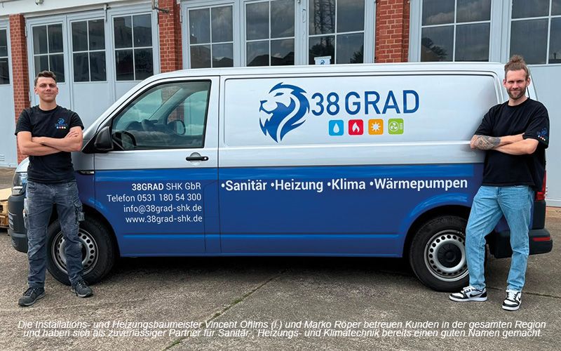 38 GRAD SHK  – moderner Meisterbetrieb für Sanitär, Heizung und Klimatechnik